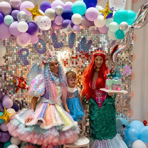 Mermaid themed birthday